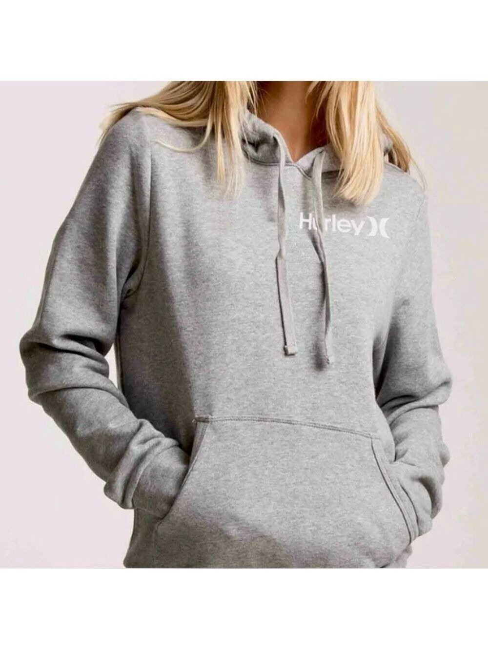 Hurley Women's Gray fleece Hoodie